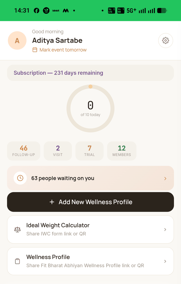 TTP App Dashboard